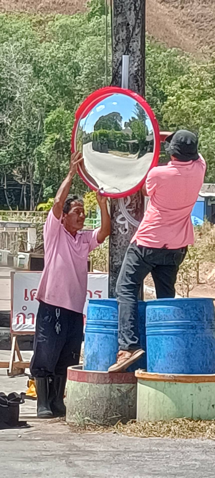 เทศบาลตำบลหงาวป้องกันภัยการจราจร